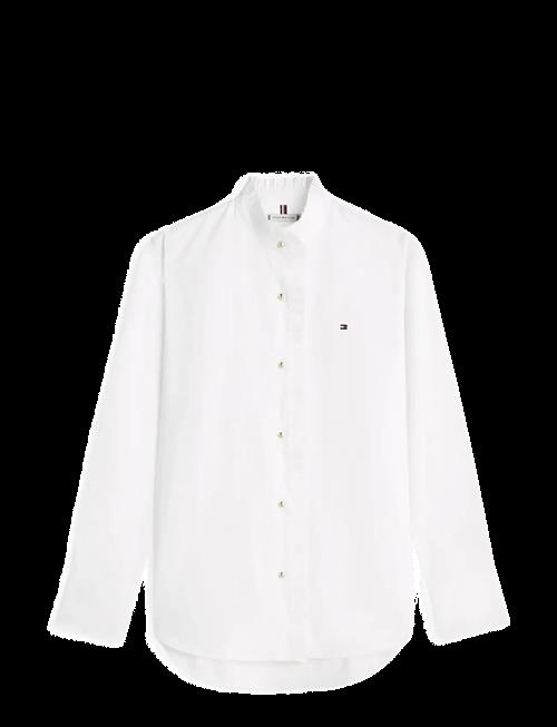 Tommy Hilfiger | Poplin Ruffle Collar Ls Shirt | 46