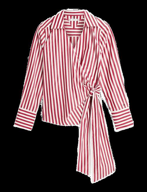 Tommy Hilfiger | Poplin Knot Blouse With Ls | 40