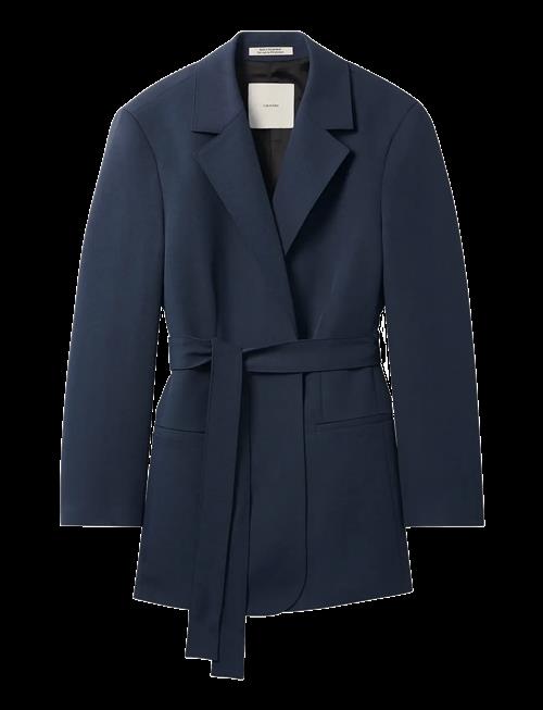 Calvin Klein | Casual Twill Belted Blazer | 38