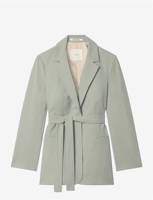 Calvin Klein | Casual Twill Belted Blazer | 38