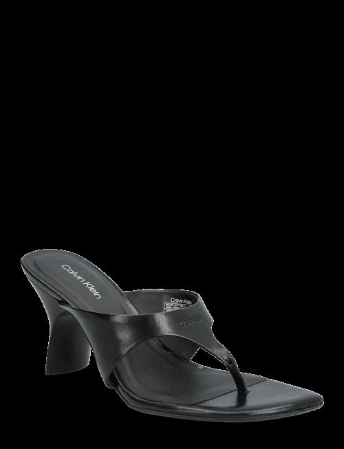 Calvin Klein | Sculpt Kitt Heel Sndl Thong Lth | 37
