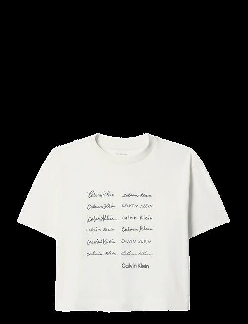 Calvin Klein Jeans | Ss Cropped Boxy Graphic Tee | S