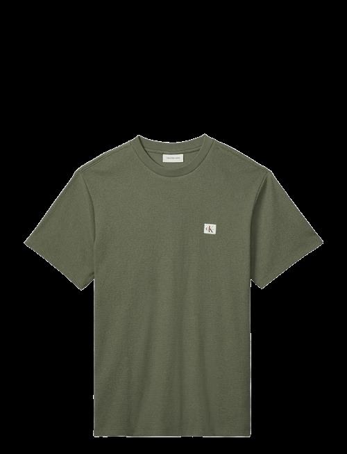 Calvin Klein Jeans | Ss Waffle Heritage Lbl Tee | XS