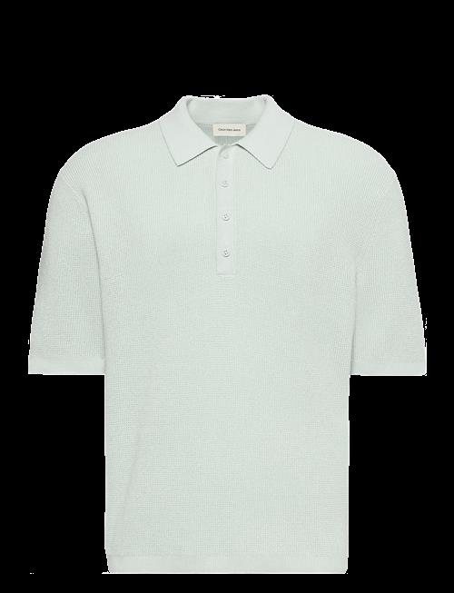 Calvin Klein Jeans | Ss Cttn Waffle Polo Swtr 12Gg | L