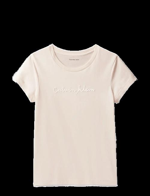 Calvin Klein | Script Logo Slim Ss T-Shirt | 140