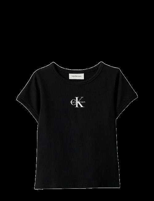 Calvin Klein | Monologo Rib Baby Tee | 128