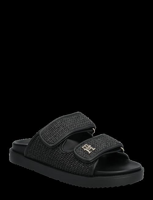 Tommy Hilfiger | Double Strap Raffia Sandal | 38