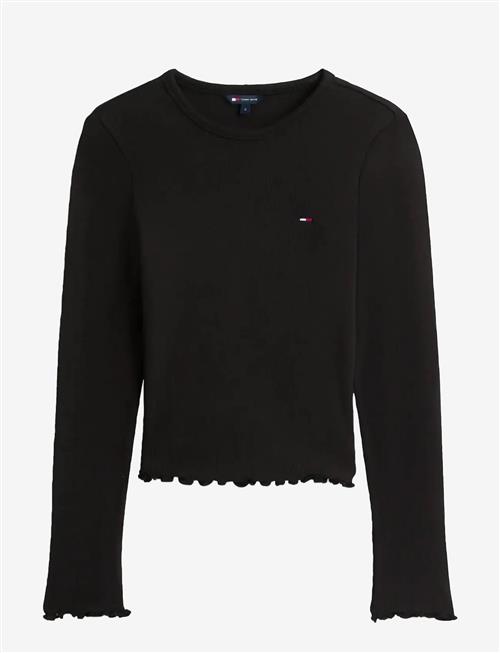 Tommy Jeans | Tjw Slim Sh Lettuce Edge Rib Ls | XS