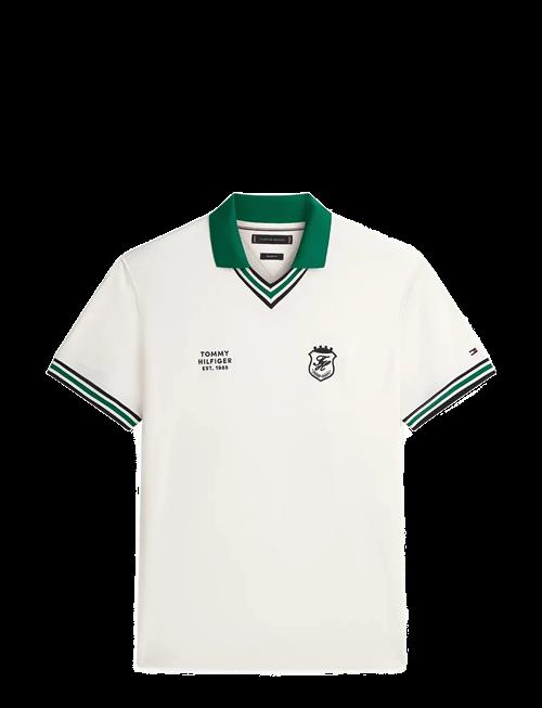 Tommy Hilfiger | V Neck Pique Relaxed Fit Polo | S