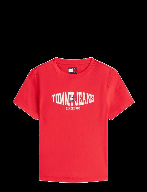 Tommy Jeans | Tjw Slim Sh Wavy Flag Ss Tee | S