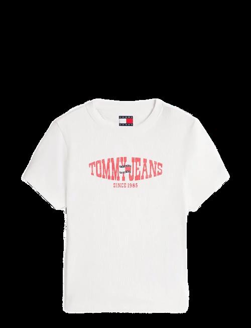 Tommy Jeans | Tjw Slim Sh Wavy Flag Ss Tee | XS