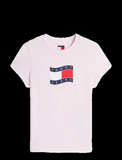 Tommy Jeans | Tjw Slim Wavy Flag Tee Ext | XS