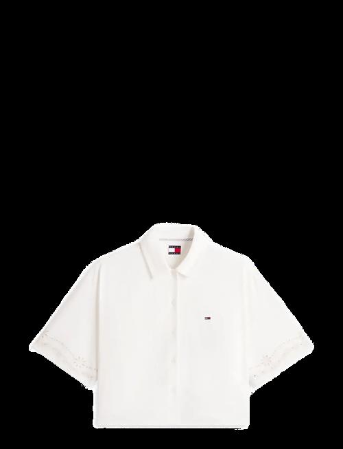 Tommy Jeans | Tjw Broderie Linen Shirt | M