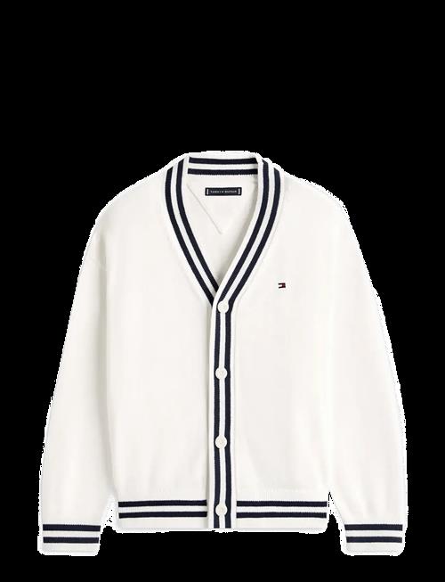 Tommy Hilfiger | Varsity Rib V-Neck Cardigan | 140