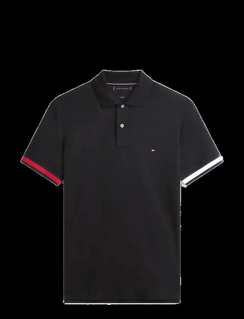 Tommy Hilfiger | Rwb Cuff Liquid Cotton Slim Polo | M