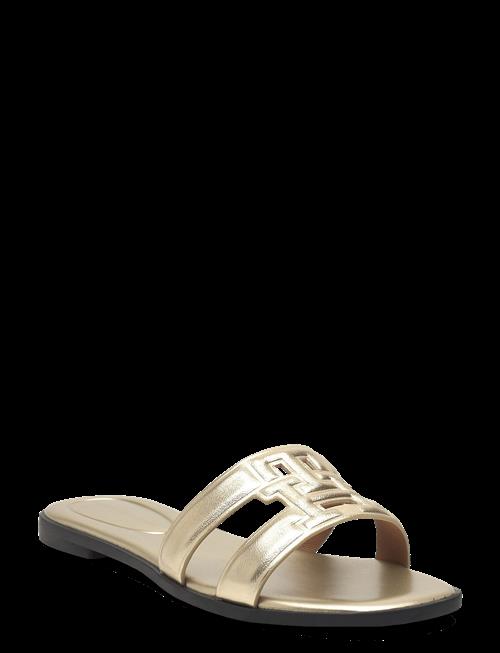 Tommy Hilfiger | Th Logo Strap Mule Gold | 39