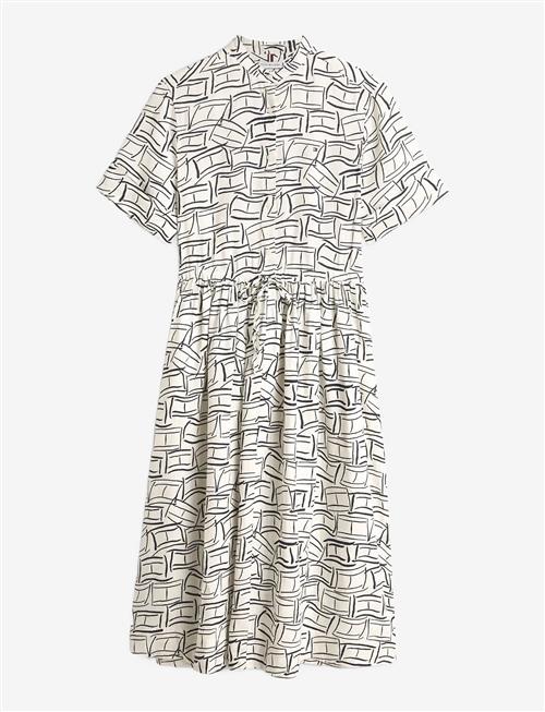 Tommy Hilfiger | Ess Linen Midi Ss Shirt Dress | XS