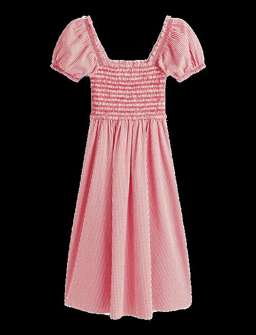 Tommy Hilfiger | Gingham Smock Ss Midi Dress | M