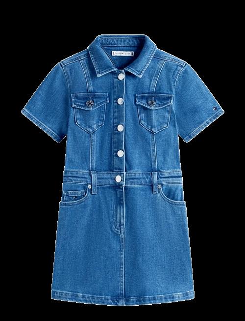 Tommy Hilfiger | Denim Trucker Dress Ss | 164