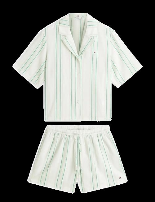Tommy Hilfiger | Ss Shirt Linen Pj Shorts Set | XS