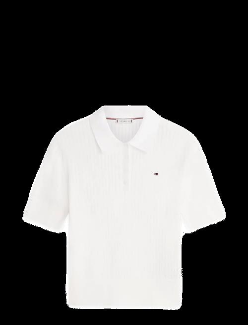 Tommy Hilfiger | Pointelle S/S Polo Sweater | XL