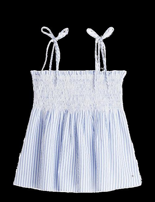 Tommy Hilfiger | Swimshop Seersucker Smocked Top | XXS