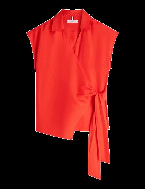 Tommy Hilfiger | Linen Knot Ns Top | 32
