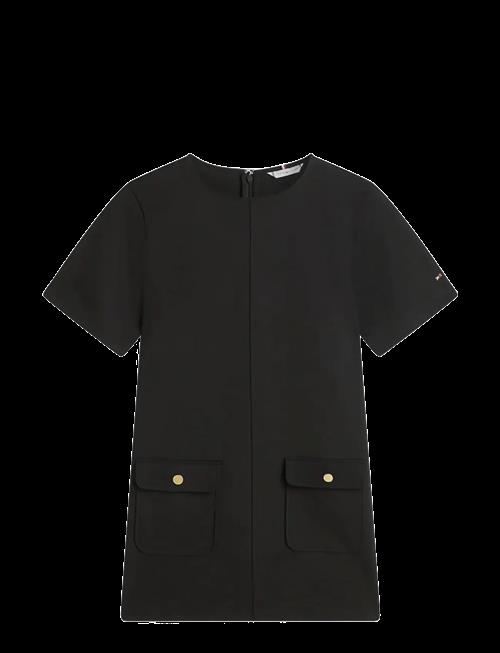 Tommy Hilfiger | Gold Button Shift Mini Dress | M
