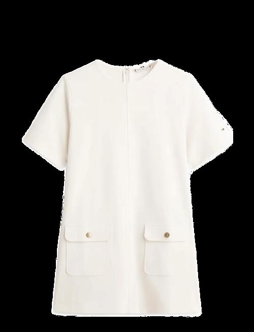 Tommy Hilfiger | Gold Button Shift Mini Dress | M