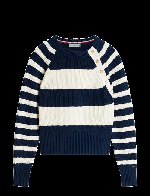 Tommy Hilfiger | Gold Btn Utility Ls C-Nk Swt | XL