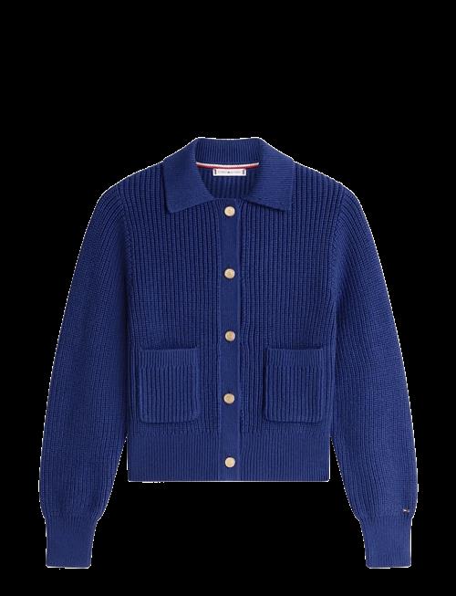 Tommy Hilfiger | Gold Btn Utility Ls Polo Cardi | XL