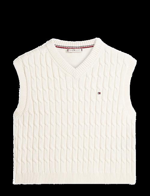 Tommy Hilfiger | Co Cable Mid Gg V-Nk Vest | XS