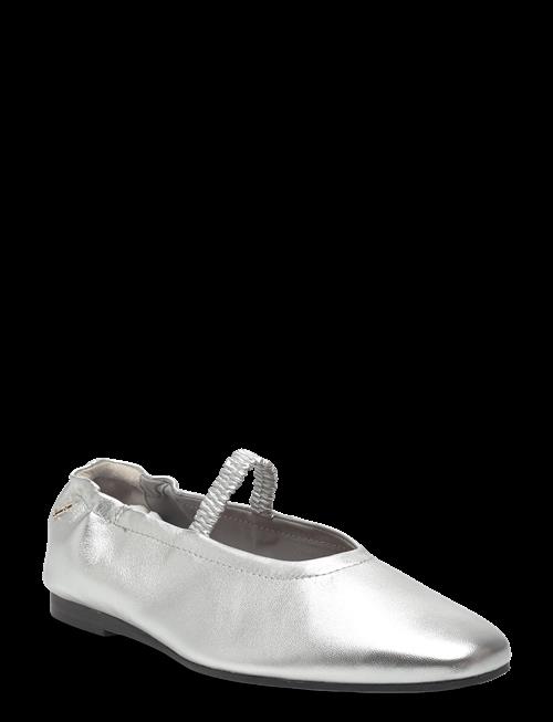 Tommy Hilfiger | Silver Lth Ellastic Ballerina | 39