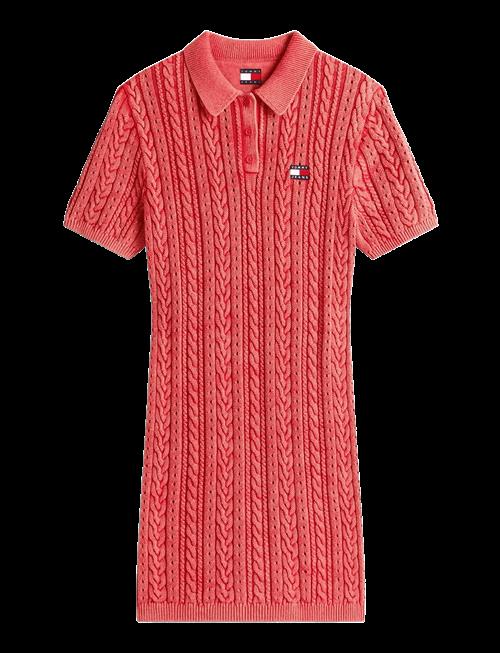 Tommy Jeans | Tjw Gmd Cable Sweater Polo Dress | XS