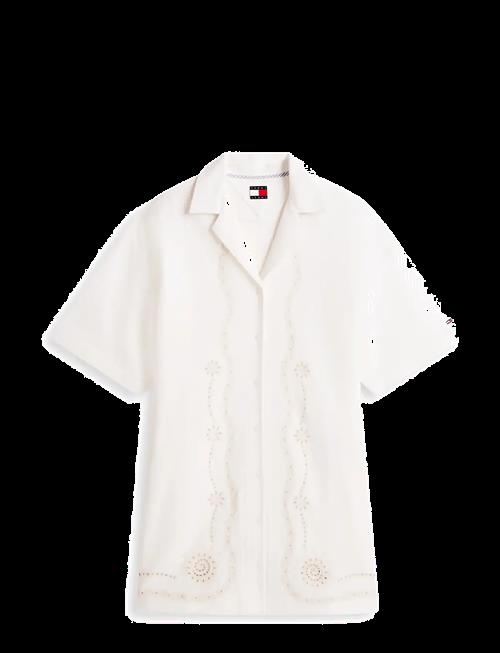 Tommy Jeans | Tjw Linnen Broderie Shirt Dress | M