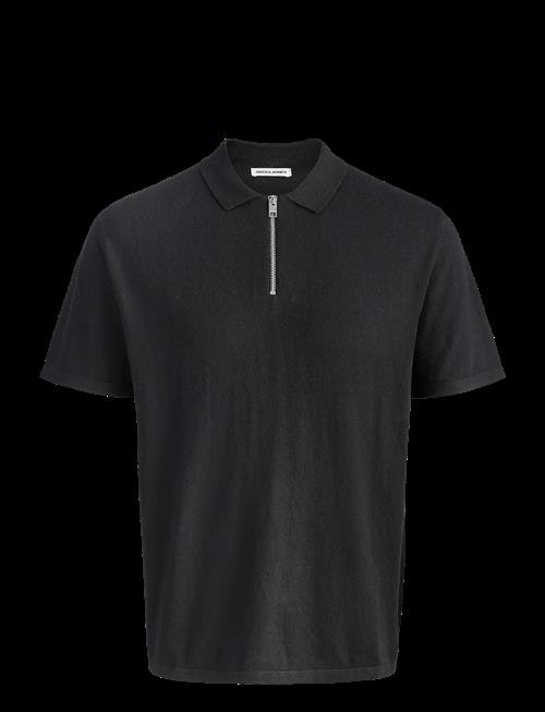 Jack & Jones | Jjeemil Knit Zip Polo Ss Sn | S