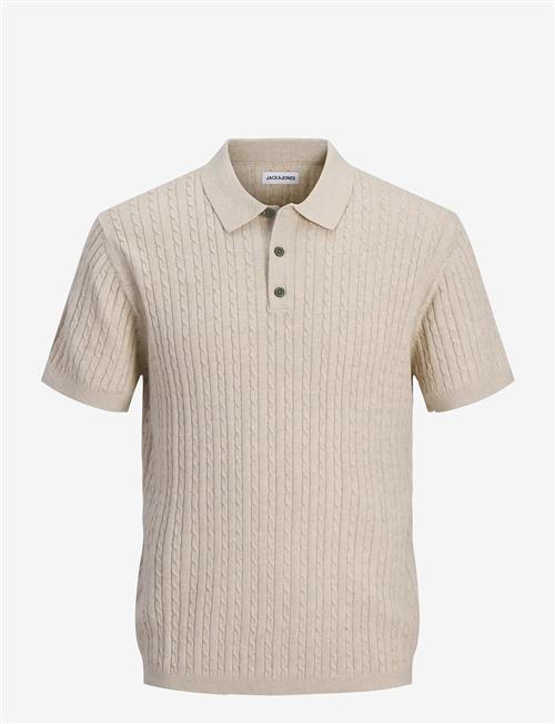 Jack & Jones | Jjeemil Knit Cable Polo Ss Ln | S