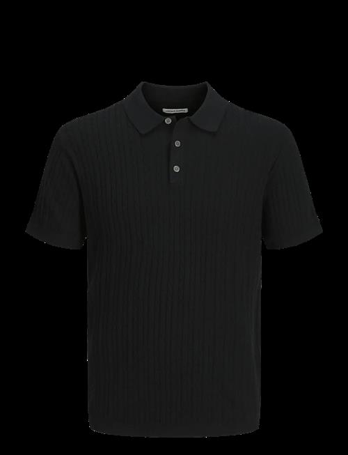 Jack & Jones | Jjeemil Knit Cable Polo Ss Ln | XXL