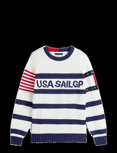 Tommy Hilfiger | Us Sailgp Marine Stripe Crewneck | L