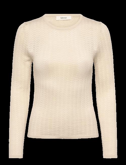 Selected | Slfnaja Tight Ls Knit O-Neck | L