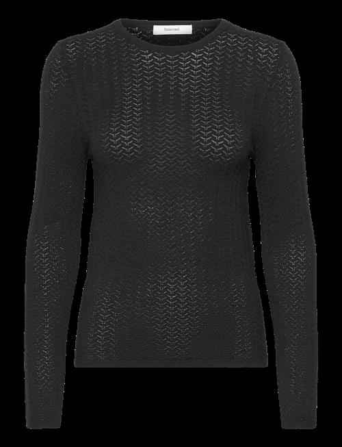 Selected | Slfnaja Tight Ls Knit O-Neck | S