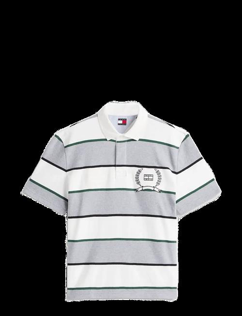 Tommy Jeans | Tjm Rlx Ss Stripe  Ss Rugby Ext | S