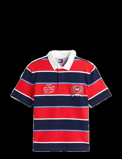 Tommy Jeans | Tjm Rlx Ss Stripe  Ss Rugby Ext | XL