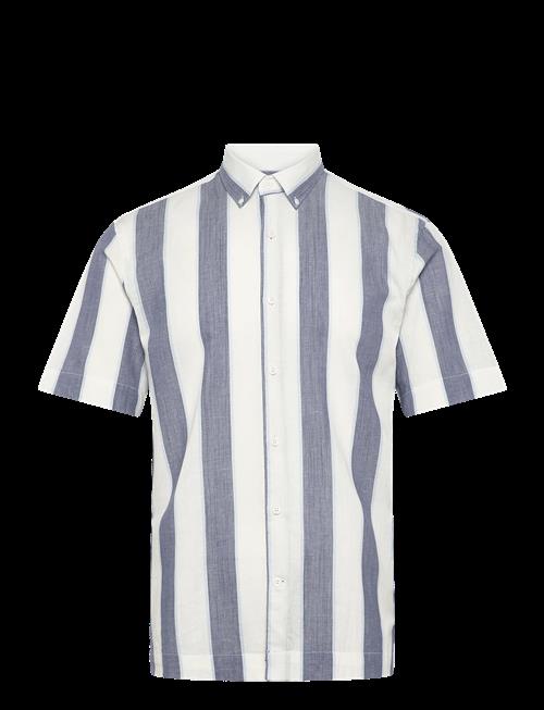 Lindbergh | Striped Linen/Cotton Shirt S/S | L