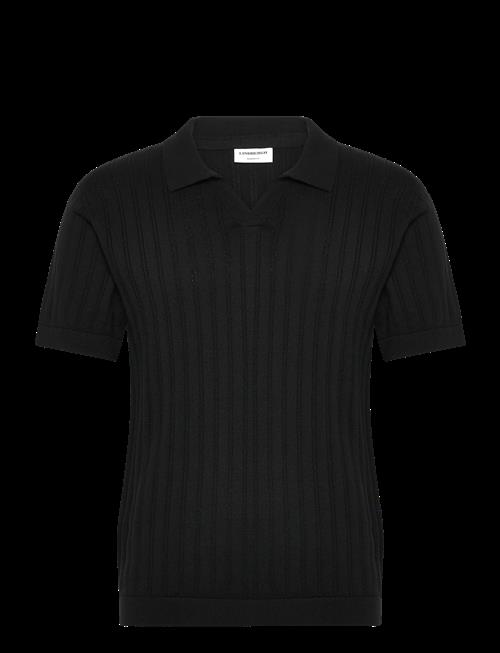 Lindbergh | Knitted S/S V-Neck Polo | L