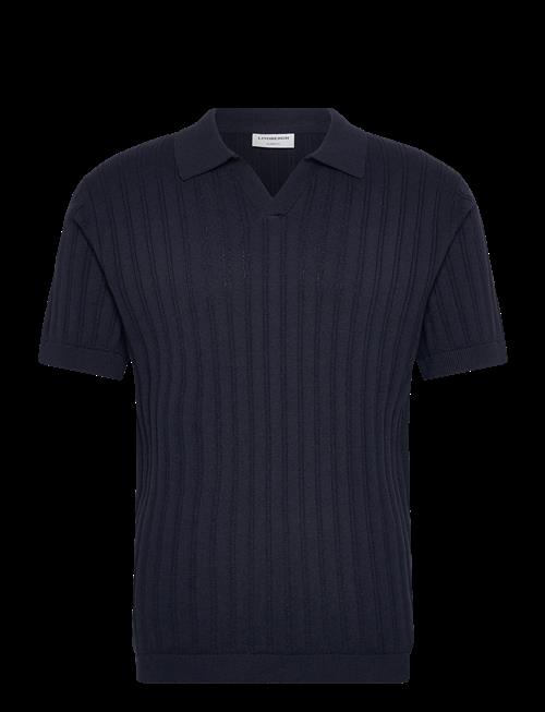 Lindbergh | Knitted S/S V-Neck Polo | L