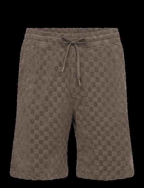 Lindbergh | Jacquard Checkered Towel Shorts | M