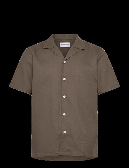 Lindbergh | Solid Dobby Cotton Shirt S/S | XXL