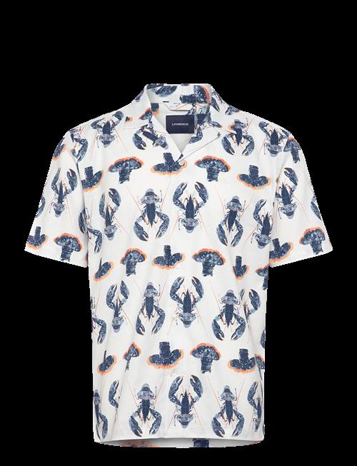 Lindbergh | Cotton/Viscose Slub Aop Resort Shir | S