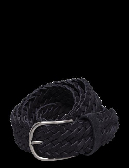 Anderson's | Suede Woven Belt Dark Brown - 3,5 | 100